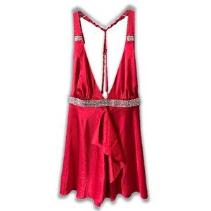 Victorias Secret Red and Rignstone Lingerie/Nightie